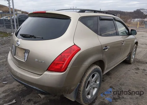 2005 Nissan Murano S z USA, uszkodzony, nr VIN JN8AZ08W55W404049